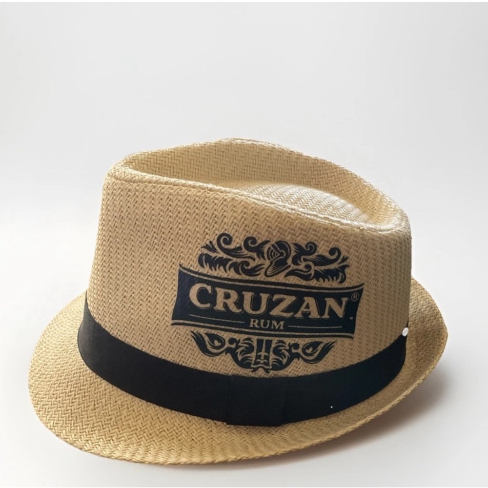 Cruzan Rum Beige Fedora Hat